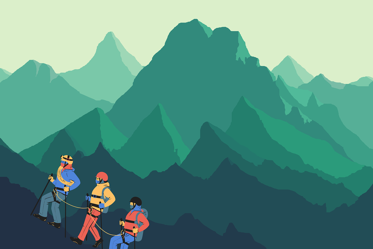 Mountaineering Mountain Climbing  - Elf-Moondance / Pixabay